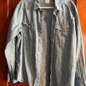 Levi's Classic Blue Denim Shirt